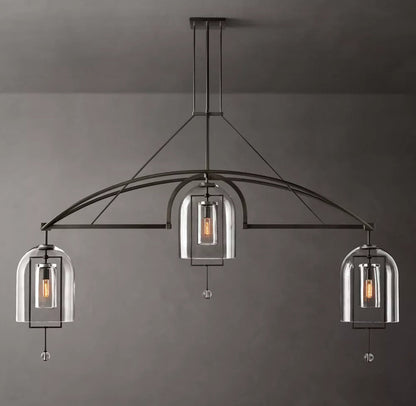 Fulcrum Large Linear Chandelier