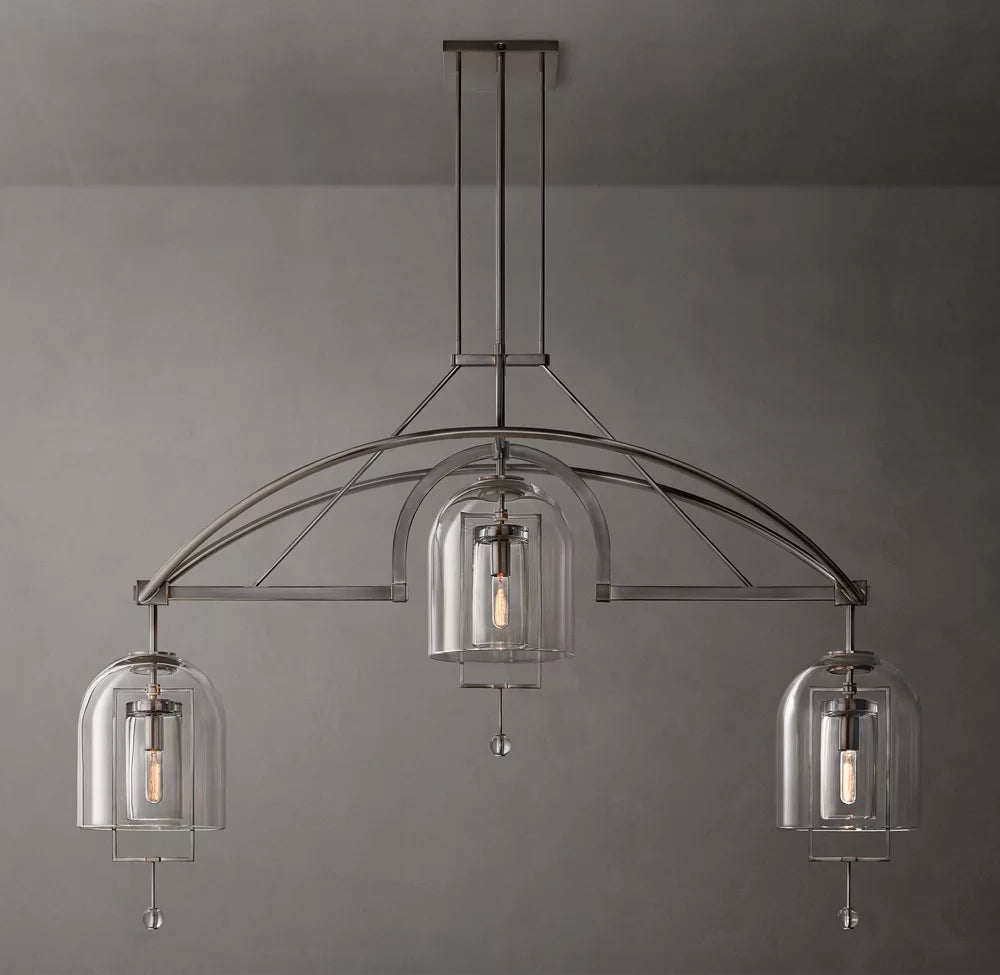 Fulcrum Large Linear Chandelier