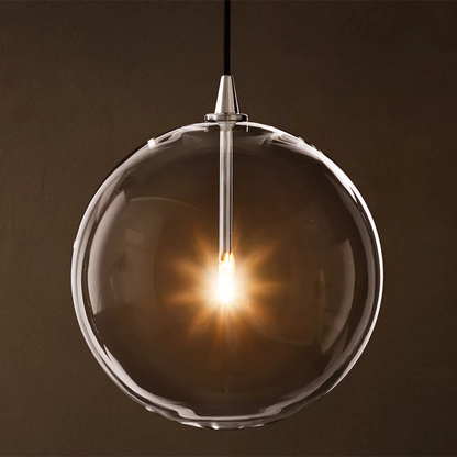 Modern Glass Globe Pendant