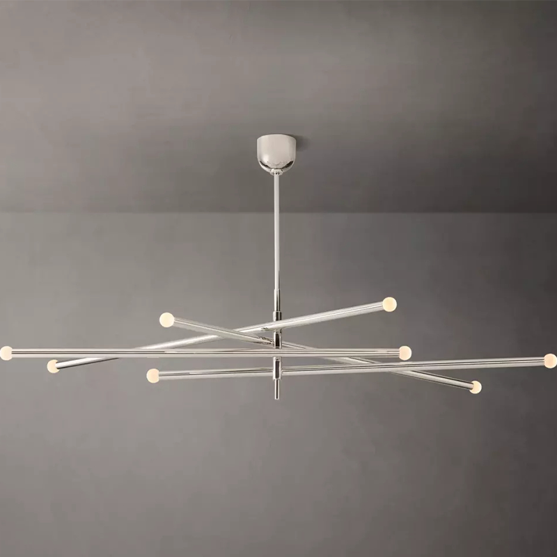 Rousseau Brass Linear Chandelier