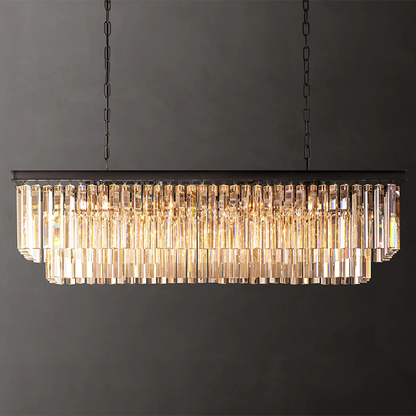 Odeon Art Deco Rectangular Chandelier