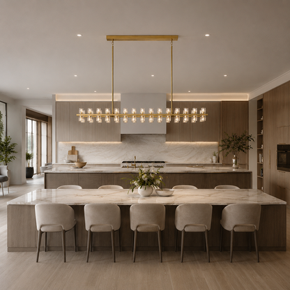 Arcachon Modern Rectangular Chandelier