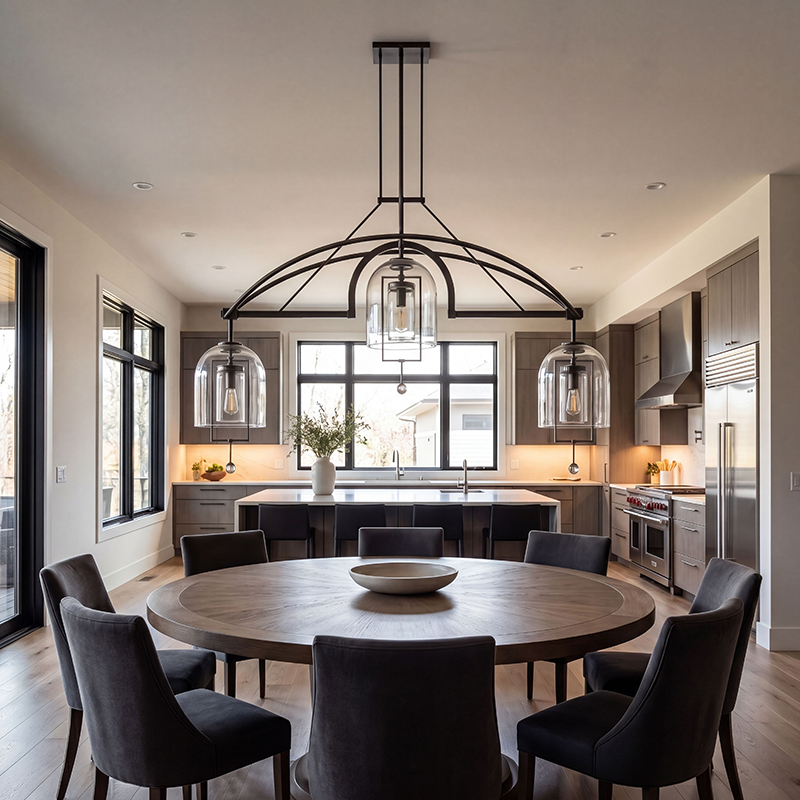 Fulcrum Large Linear Chandelier