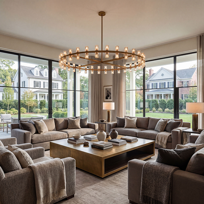 Arcachon Modern Round Chandelier