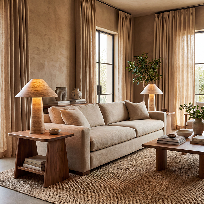 Modern Stone Table Lamp