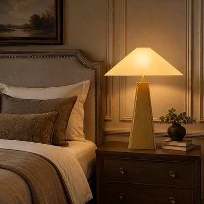 Obelisk Metal Accent Lamp