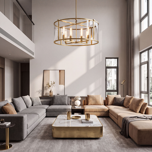 Beckman Modern Round Chandelier