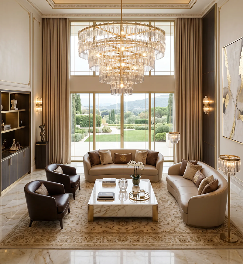 Marignan Modern Tiered Chandelier