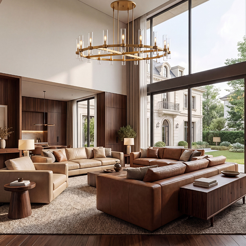 Ravelle Modern Round Chandelier