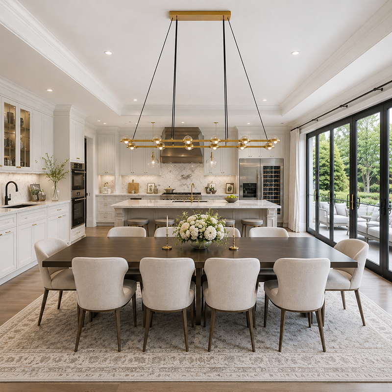 Linear Dining Chandelier