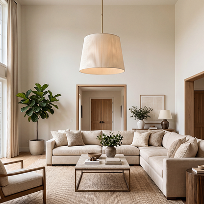 Silk Shade Pendant Light