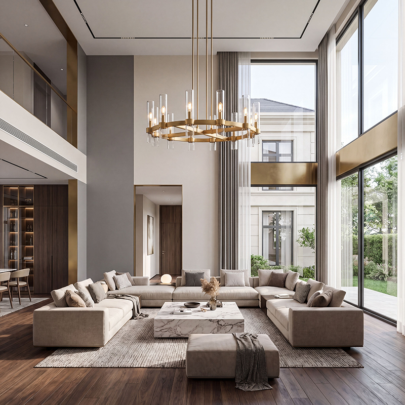 Ravelle Modern Round Chandelier