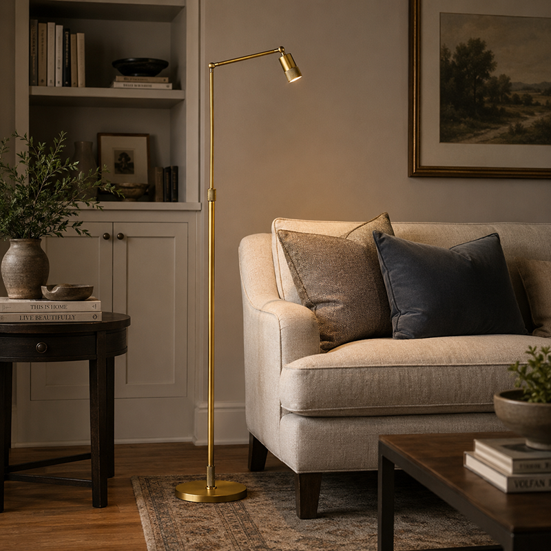 Minimalist Steel Floor Lamp