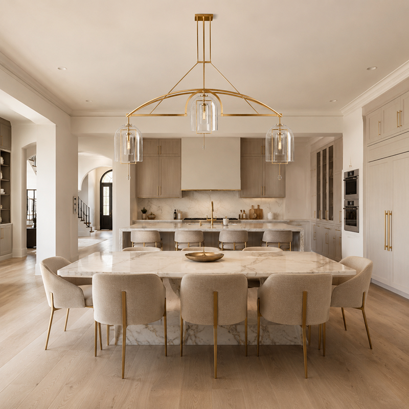 Fulcrum Large Linear Chandelier
