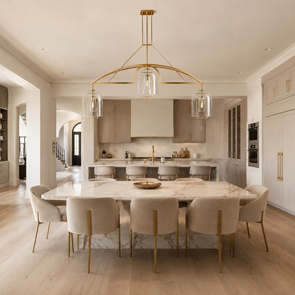 Fulcrum Large Linear Chandelier