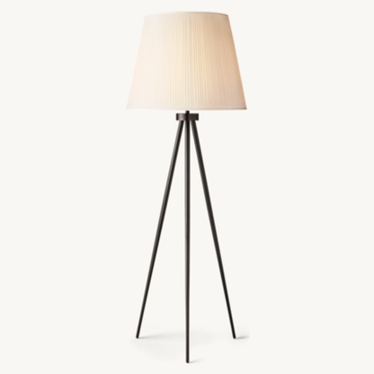 Modern Silk Shade Floor Lamp