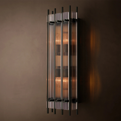 San Marco Large Rectangular Glass Wall Sconce