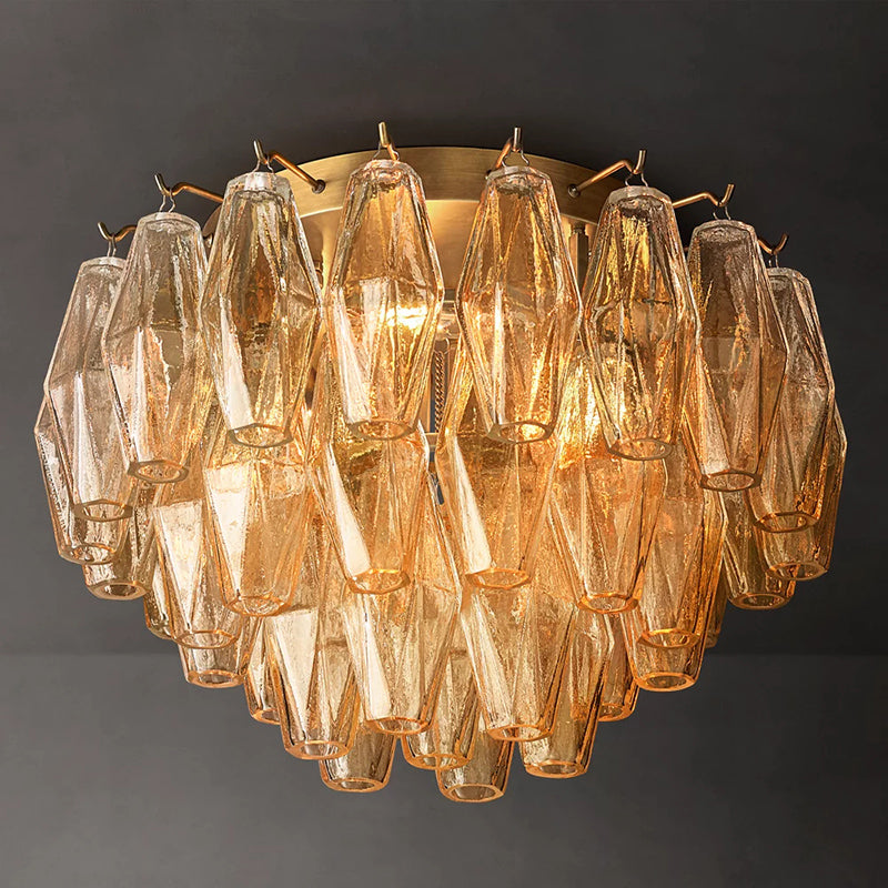 Chiara Modern Glass Flush Mount