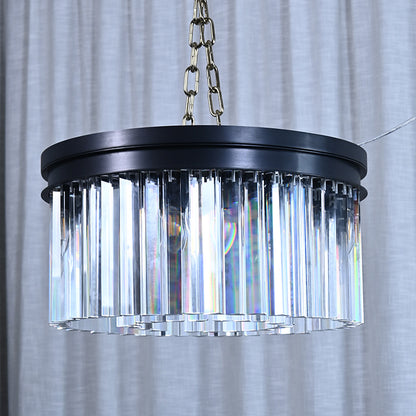 Round K9 Crystal Flush Mount