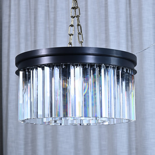 Round K9 Crystal Flush Mount
