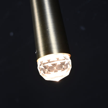 Minimalist Brass Tube Wall Sconce