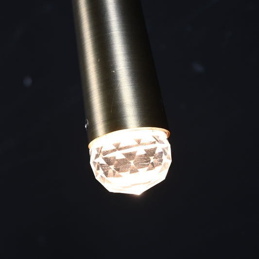 Minimalist Brass Tube Wall Sconce