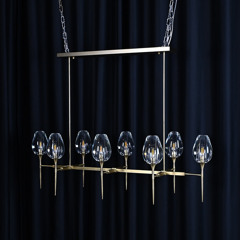Luxury Crystal Linear Chandelier