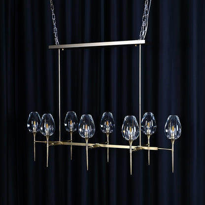 Luxury Crystal Linear Chandelier