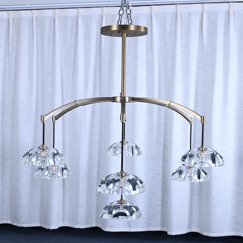 Hemisphere Modern Round Chandelier