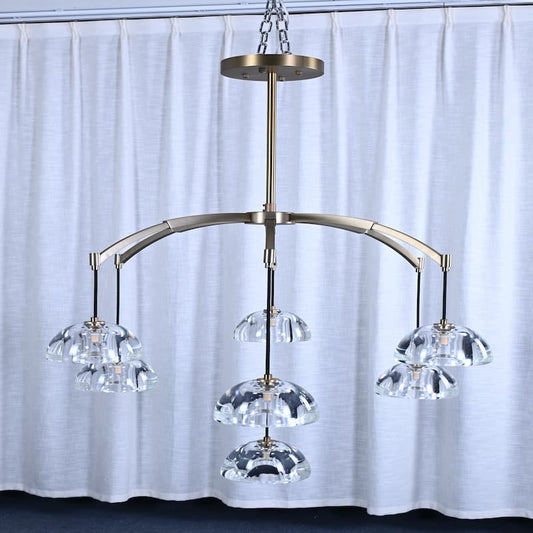 Hemisphere Modern Round Chandelier
