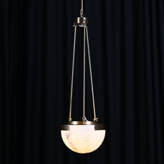Bowl Alabaster Pendant Light