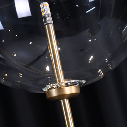 Modern Glass Globe Chandelier