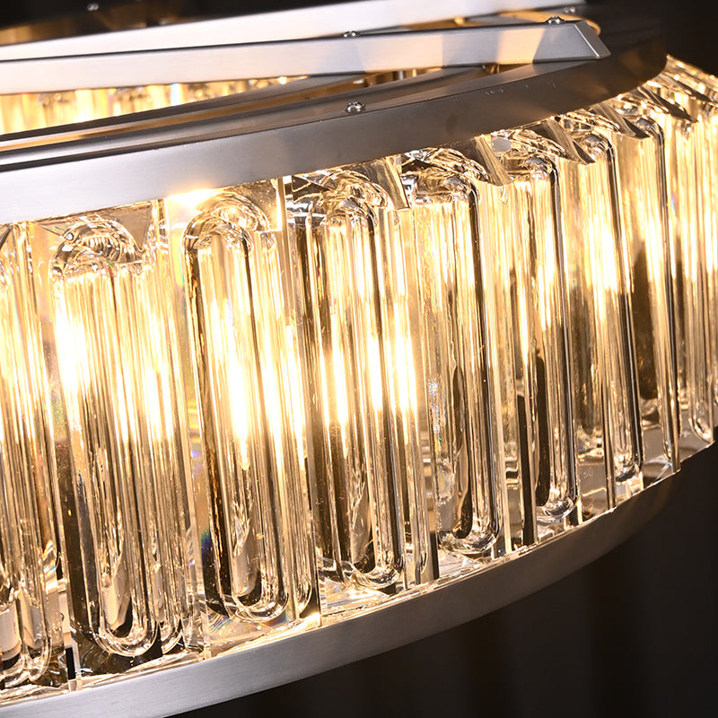 Double Ring K9 Crystal Chandelier
