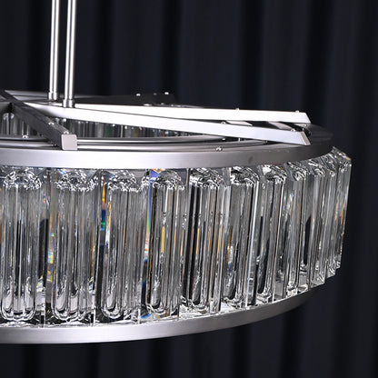 Double Ring K9 Crystal Chandelier