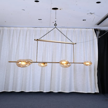 Bubble Glass Linear Chandelier