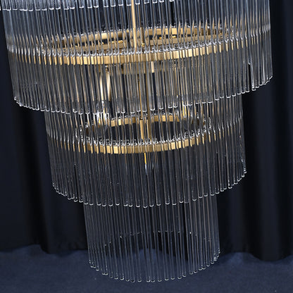 Luxury Tiered Crystal Chandelier