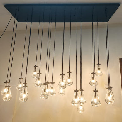 Rain Modern Rectangular Chandelier