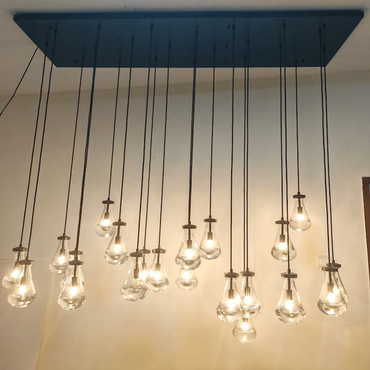 Rain Modern Rectangular Chandelier