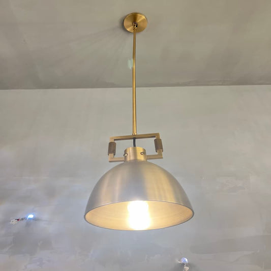 Machinist Metal Cloche Pendant Light