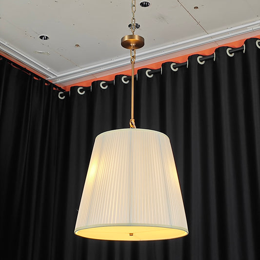 Silk Shade Pendant Light