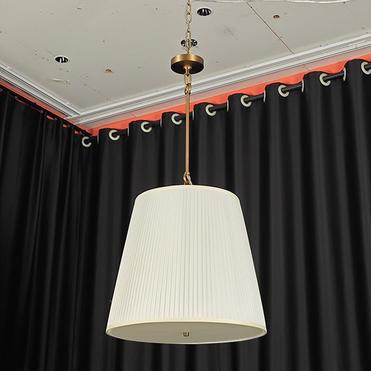Silk Shade Pendant Light