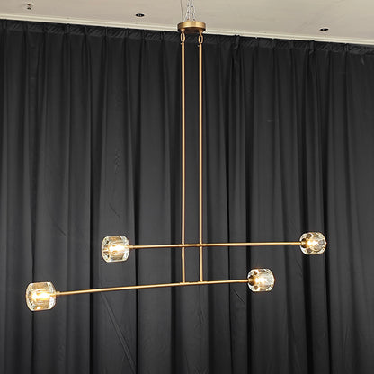Demaret K9 Crystal Linear Chandelier