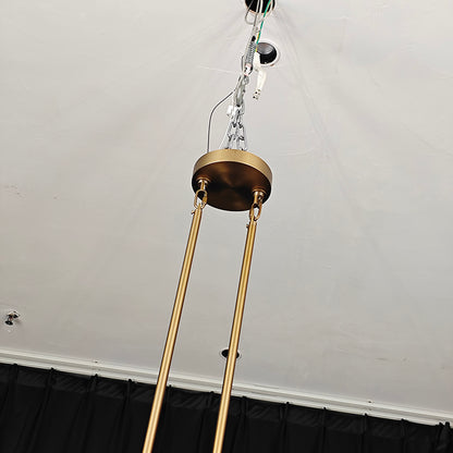 Demaret K9 Crystal Linear Chandelier