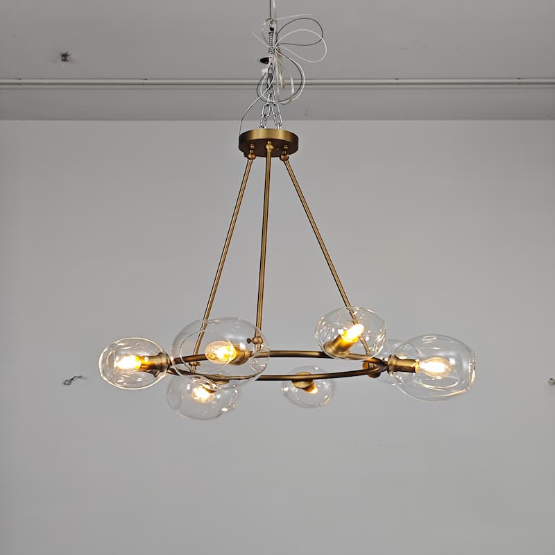 Bubble Glass Round Chandelier