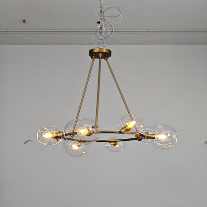 Bubble Glass Round Chandelier