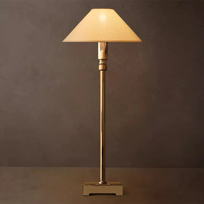Pyramid Linen Shade Table Lamp