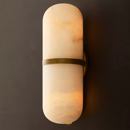 Modern Alabaster Wall Sconce