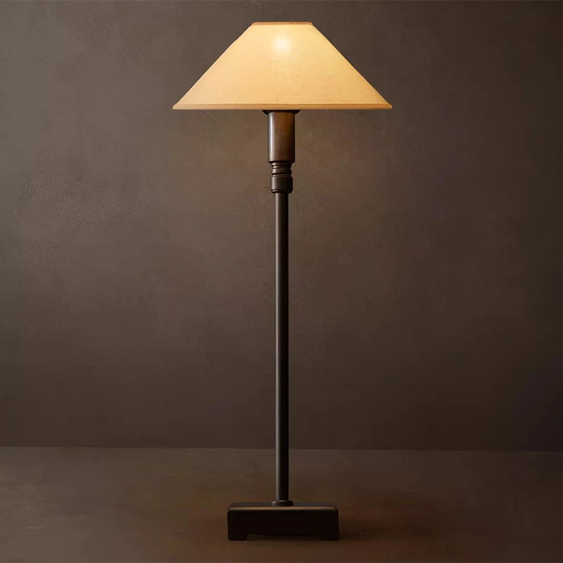 Pyramid Linen Shade Table Lamp