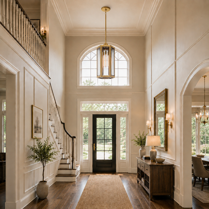 Modern Brass Pendant