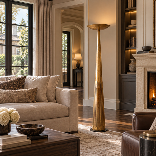 Modern Brass Floor Lamp